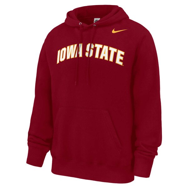 Nike Iowa State Arched Cardinal Hooded Sweatshirt vendor image